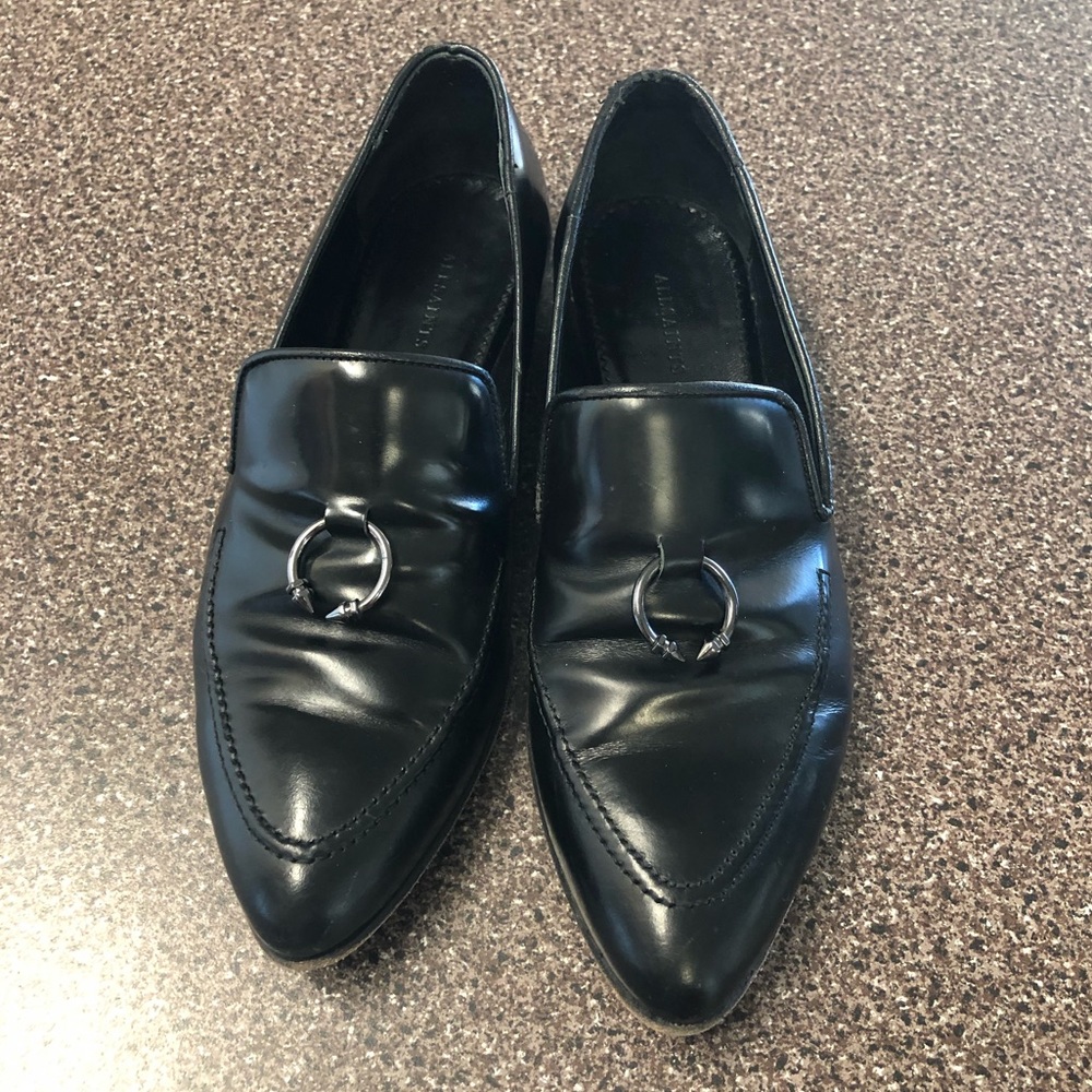 All Saints Pierced Loafers